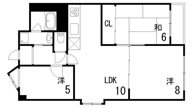 吉光アドニス芦屋の間取り