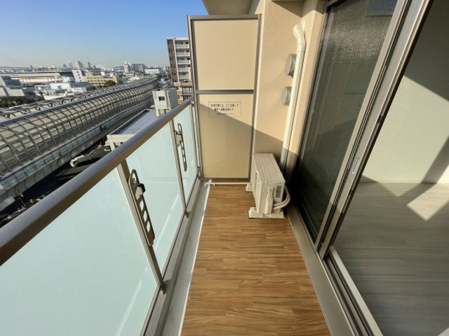 シルス東灘深江のバルコニー