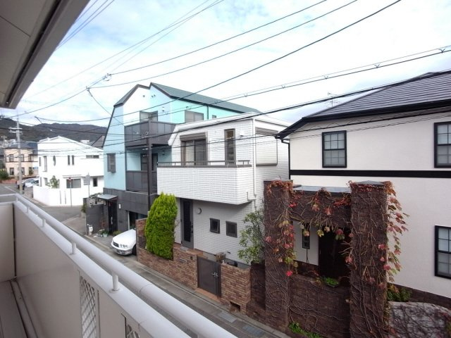 清水町戸建てのバルコニー