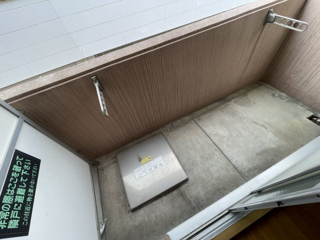 エクセレント坂田のバルコニー