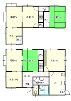 【間取り】 | 鳥取市湖山町南3丁目 中古戸建て