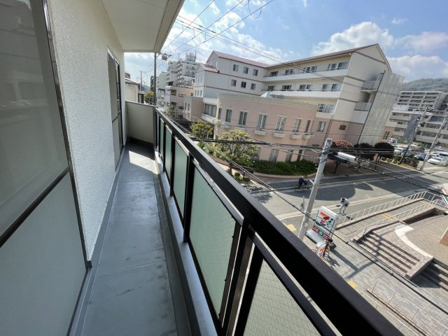 本庄ハイツのバルコニー
