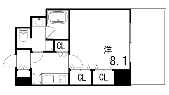 Fiel神戸本山の間取り