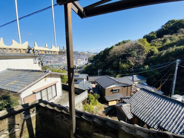 稲佐町戸建のバルコニー