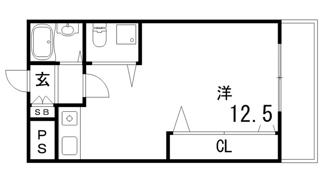 深江グランドハイツの間取り