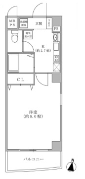 ドエル深江の間取り