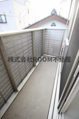 ラ・ナチュールのバルコニー|広々としたバルコニーです