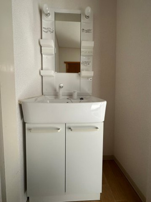 【独立洗面台】 | 藤田マンション | 独立洗面台で身支度をすべて済ませてしまいましょう