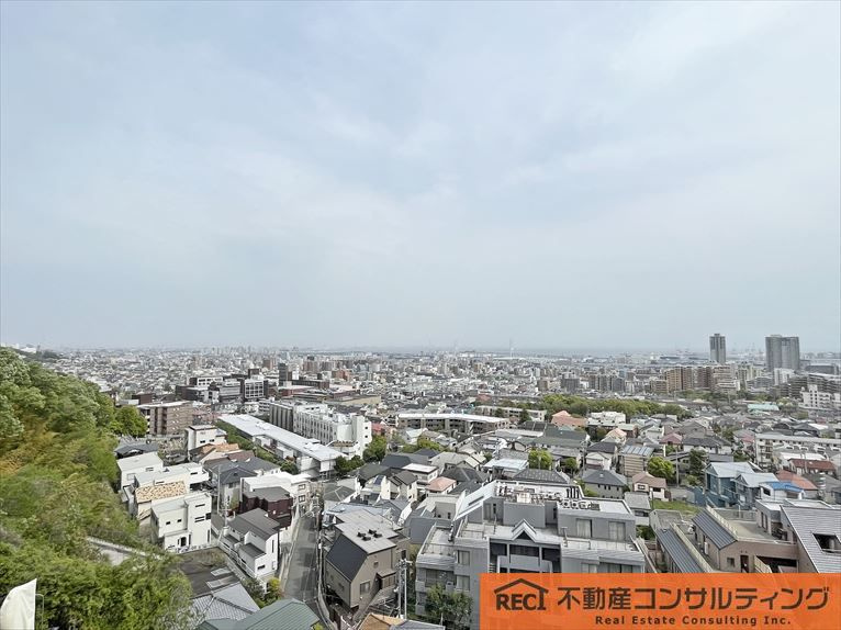 カトレア岡本壱番館の展望