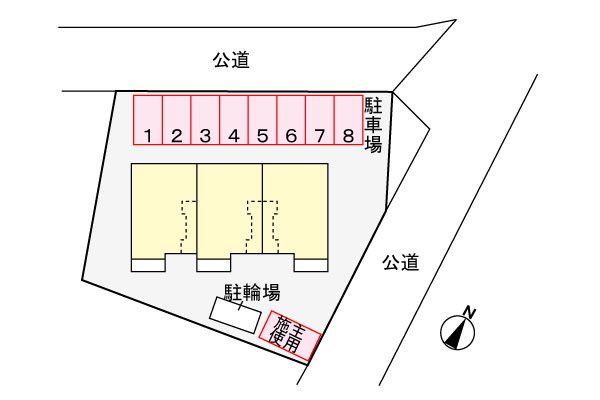 アルクレールの区画図