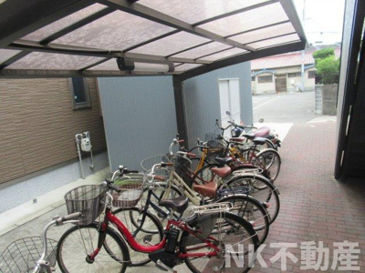 【その他共用部分】 | ボヌール友井（弥刀賃貸） | 駐輪場です