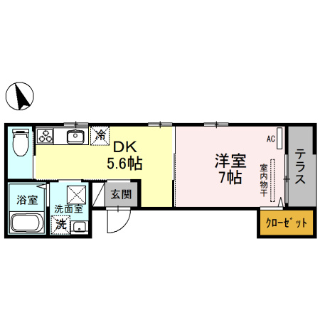 D-room甲子園の間取り