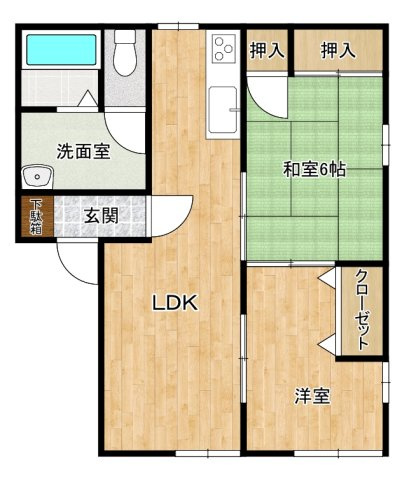 イースタンヒルズの間取り