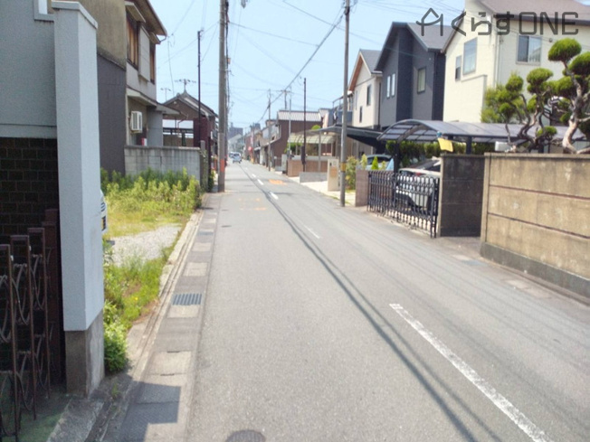 【前面道路含む現地写真】 | 姫路市飾磨区都倉1丁目／売土地
