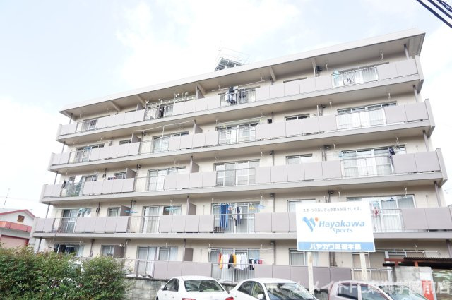 熊本市東区渡鹿８丁目の賃貸マンションの外観