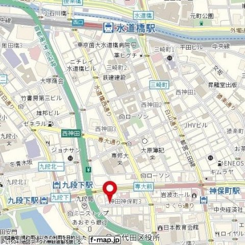 メインステージ九段下の地図