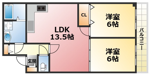 中本ビルの間取り