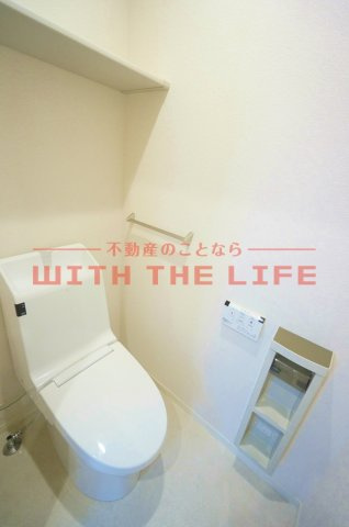 HEARTY'S　ENT豆津（ハーティーズエントマメズ）【キャッシュバック対象物件】のトイレ|落ち着いたトイレです