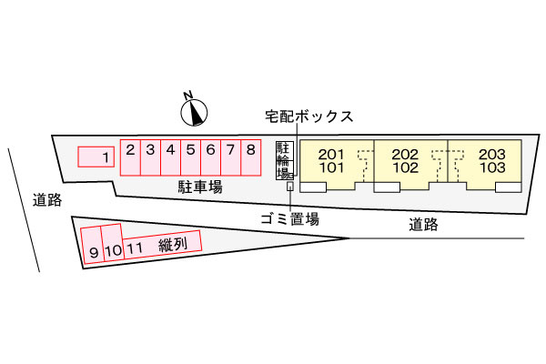ココ・アポロの区画図