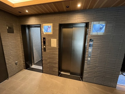 【その他共用部分】 | プレサンス淡路駅前 | モニター付きのエレベーターです
