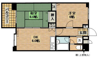 【間取り】 | カピトール川崎Ⅰ