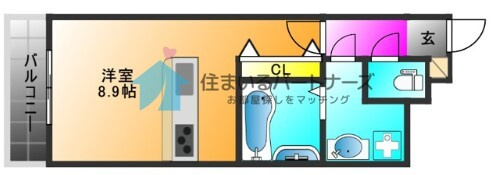 ボンシャンスMⅡの間取り