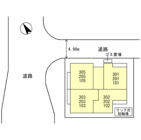 セレーノ南甲子園の区画図