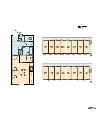 【区画図】 | レオパレスVillaOlive