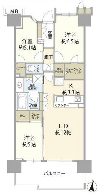 オハナ豊田多摩平の森の間取り