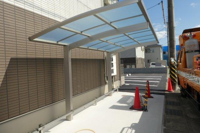 総社市門田のアパートのその他共用部分|駐輪場