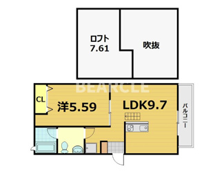 【間取り】 | ピアプリマ貴船館
