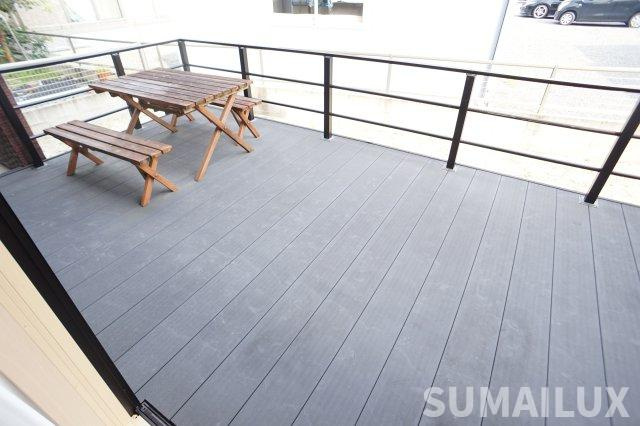 熊本市東区小山１丁目の一戸建てのバルコニー