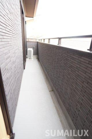 熊本市東区小山１丁目の一戸建てのバルコニー