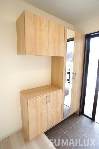 熊本市東区小山１丁目の一戸建ての玄関