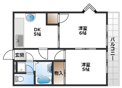 【間取り】 | ハイツNY
