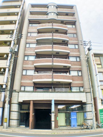 三方角住戸◆駅徒歩９分＆２沿線利用可能◆８階部分につき眺望良好◆メロディーハイム二条城の外観|マンション外観