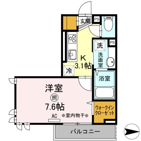 ルナマリア国立Aの間取り
