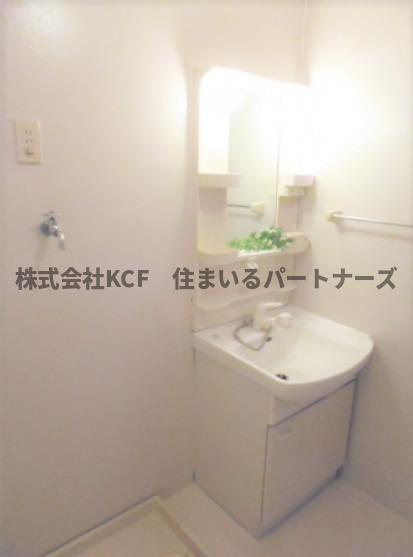 セジュール未来Ⅱ A棟の洗面所|使いやすい洗面所です