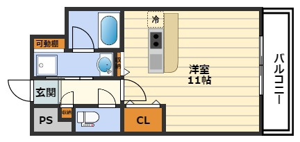 カルムクレール2.5.8の間取り