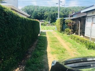中古住宅　伊那市美篶の庭