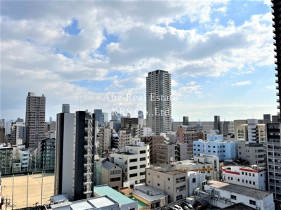 【展望】 | プレサンス北堀江 | 12階東向きバルコニーからの眺望です☆