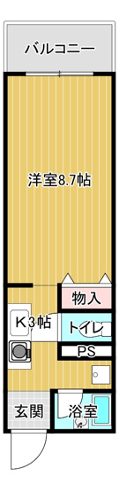 【間取り】 | インター御坊ハイツウエヒラ