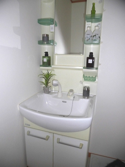 大阪市中央区上汐２丁目の賃貸マンションの洗面所