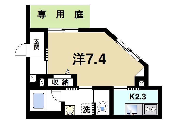LaLa白鳥の間取り|ゆったりと暮らせる間取りです。