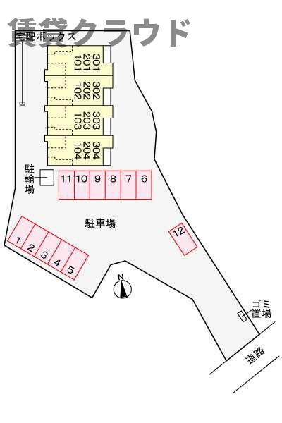メゾン・アンソレイエの区画図
