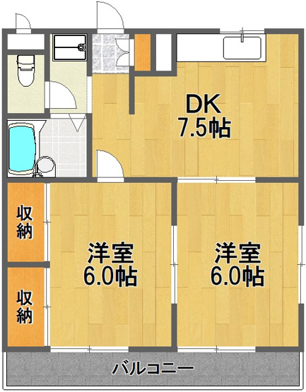 【間取り】 | ※反転タイプとなります