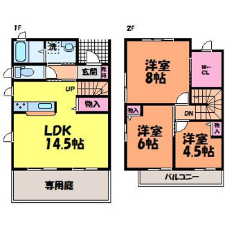 【間取り】 | カーサ針田　Ｃ棟