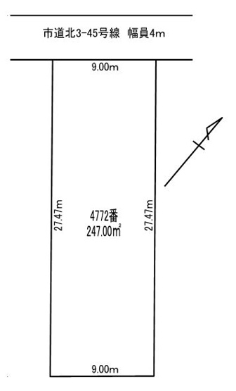 【土地図】 | 新潟市北区三軒屋町