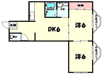 【間取り】 | 第二永光マンション