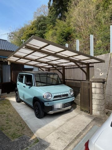 海南市重根・中古戸建・54455の駐車場